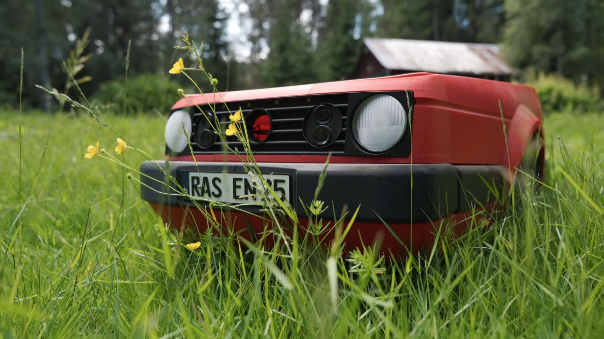 VW Golf GTI MK2 - Robot Lawn Mower - Project Hunter (11)