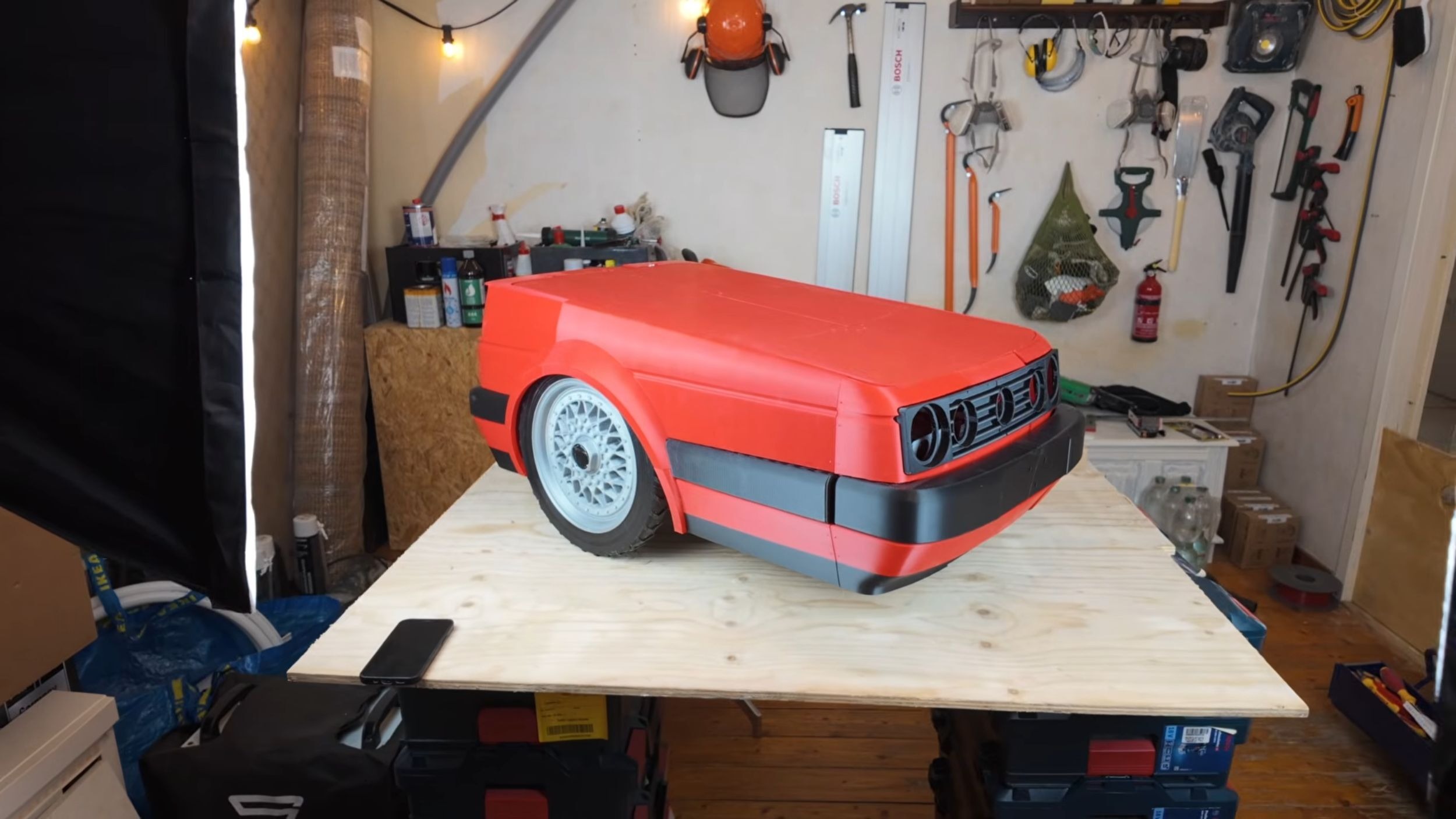 VW Golf GTI MK2 - Robot Lawn Mower - Project Hunter (3)