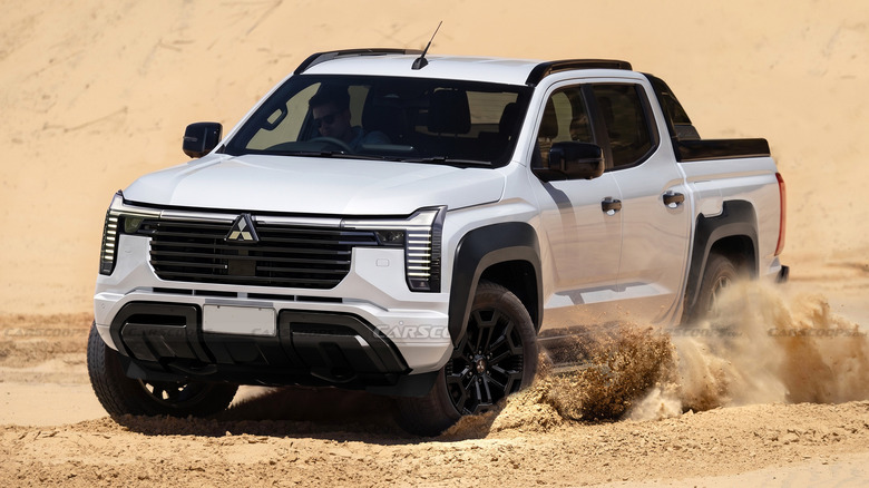 Mitsubishi Triton Facelift - Render (1)s