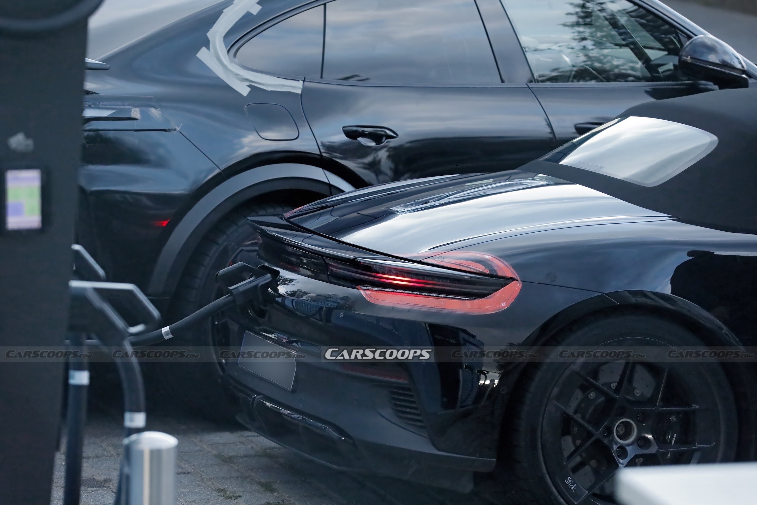 Porsche 718 Boxster EV spy shots Sep 26 00031