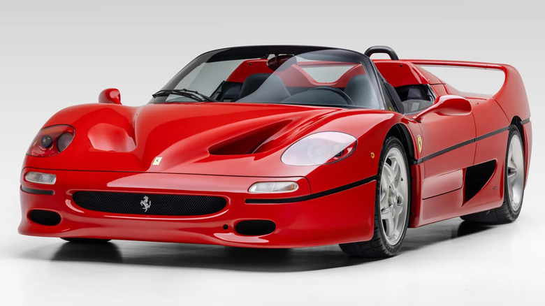 The front of a low-mileage 1997 Ferrari F50