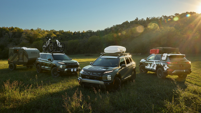 The three Mitsubishi Outlander Diamond Trail Edition models heading to SEMA