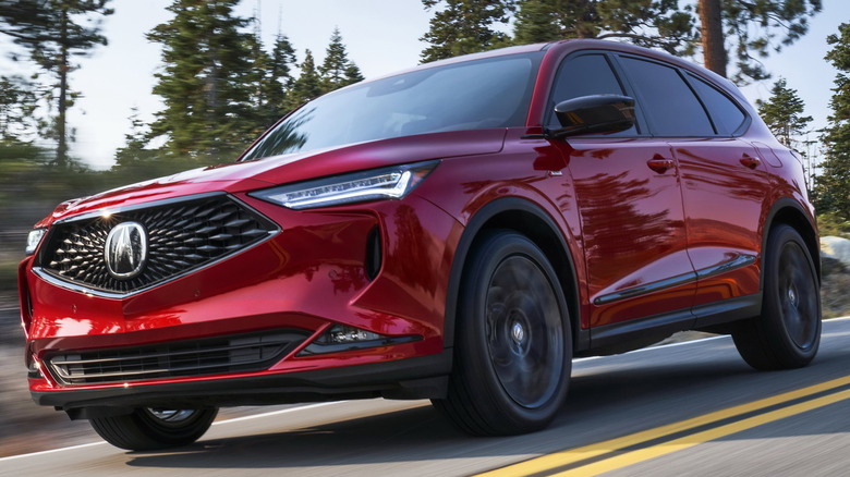 Acura MDX on the move