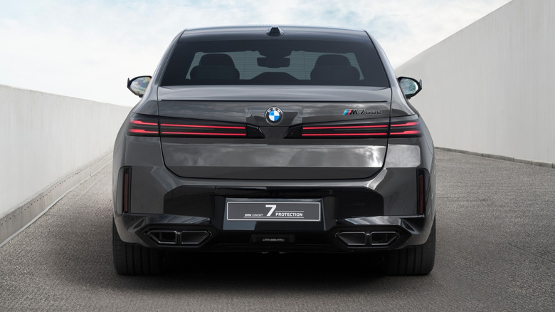 The rear of the BMW Concept 7 Protection