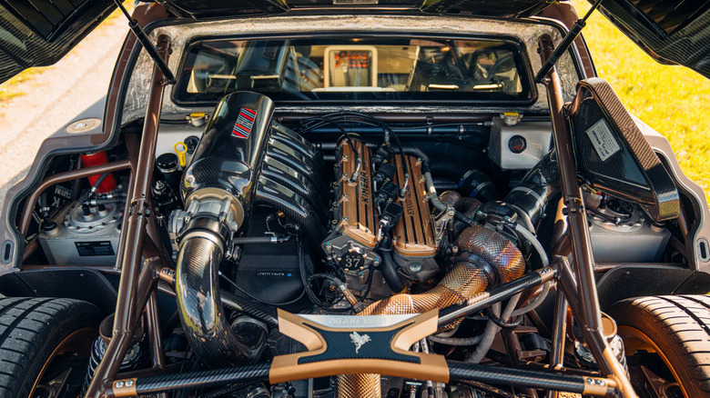 A Kimera EVO37 with a twincharged engine