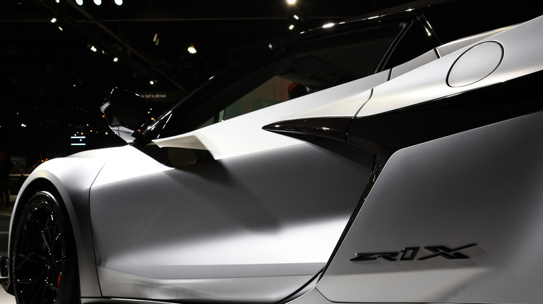 ZR1X parked inside