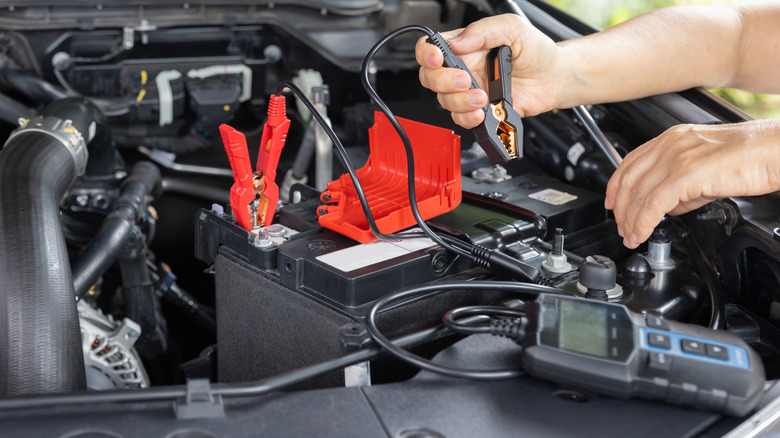 Charging a car battery