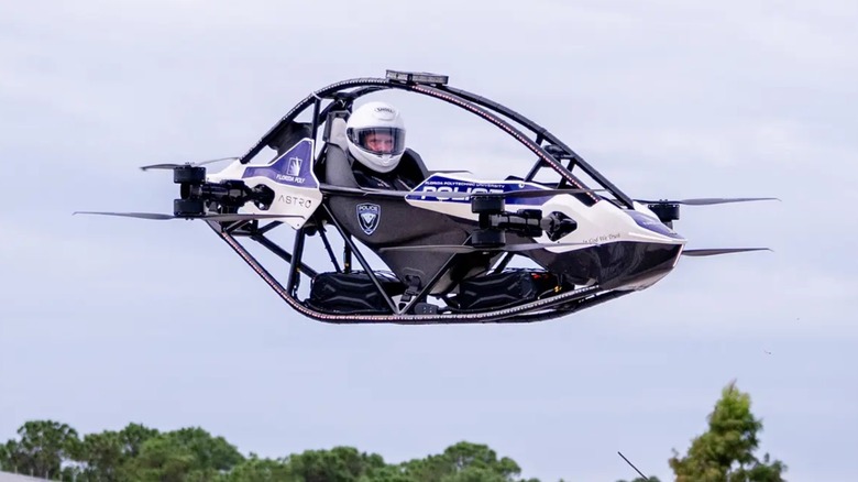 Jetson One eVOTL in police livery