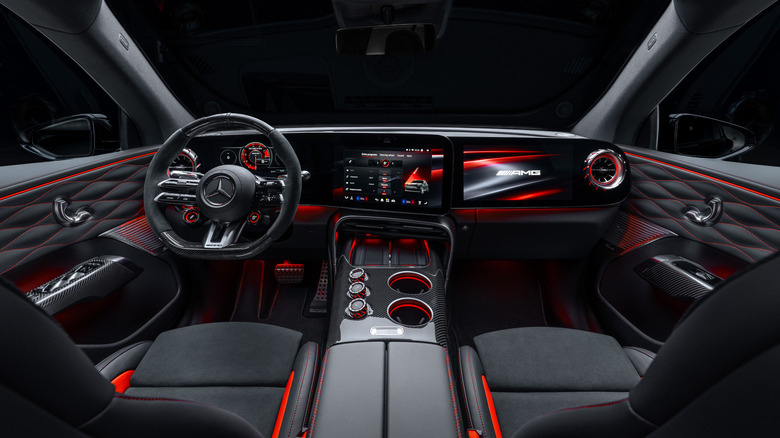 An image of the Mercedes-AMG GT SUV's interior