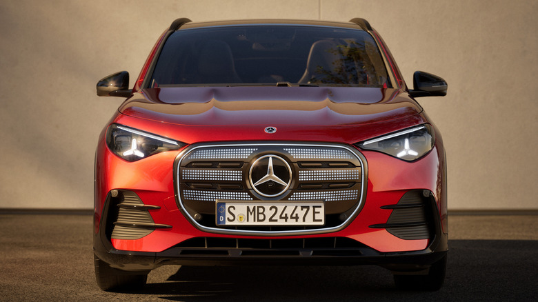 The front fascia of the new Mercedes-Benz GLA