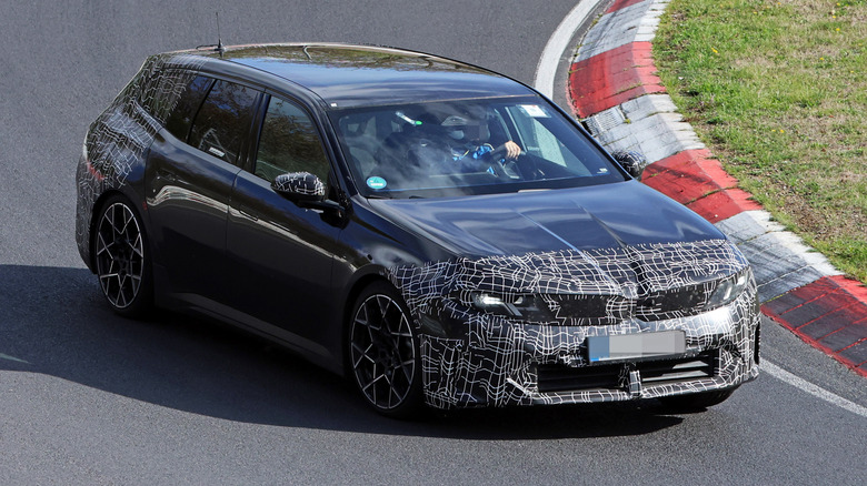A prototype of the upcoming BMW i3 Touring