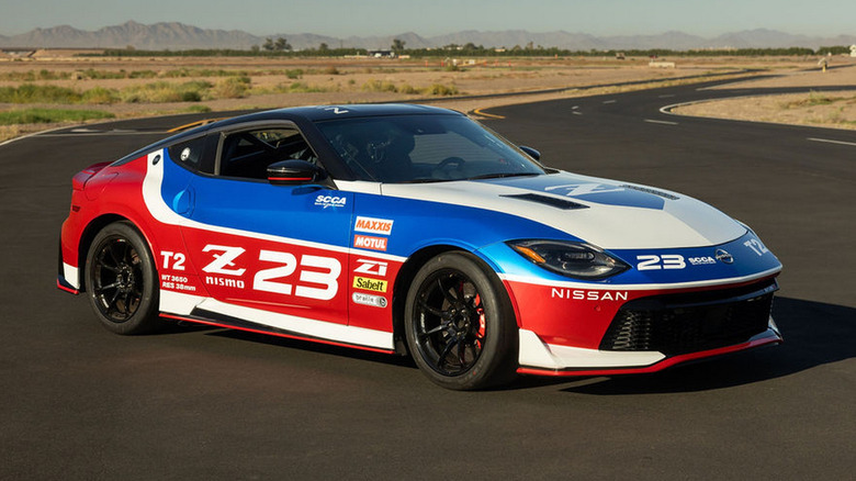 The side of Nissan's Project NAT2 Z SCCA Touring 2