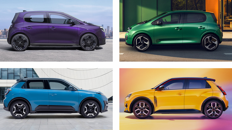 The Nissan Pixo and Micra compared to the Renault Twingo and 5.