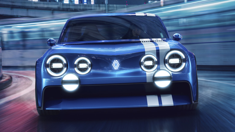 The front of Renault's wild new 8 Gordini concept