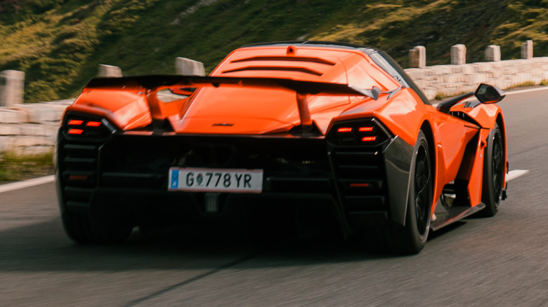 The rear of KTM's X-Bow GT-XR