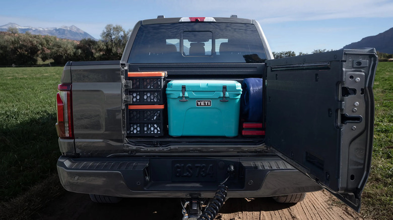 A loaded Ford F-150 with the Pro Access Tailgate.