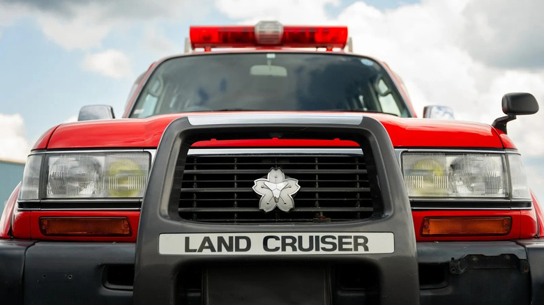 The front end of the Land Cruiser Fire Command