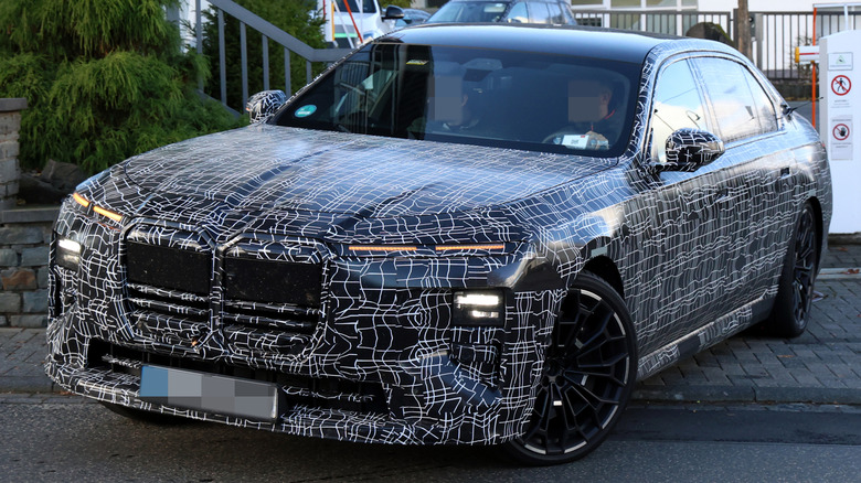 A photo of the new Alpina 7-Series testing in Germany