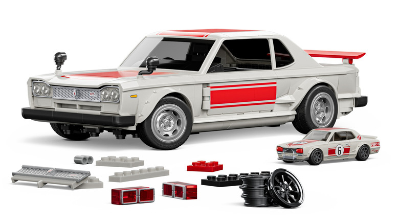 Mattel Brick Shop's 1971 Nissan Skyline 2000 GT-R model