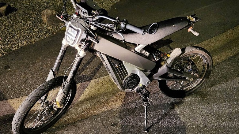 Impounded e dirt bike
