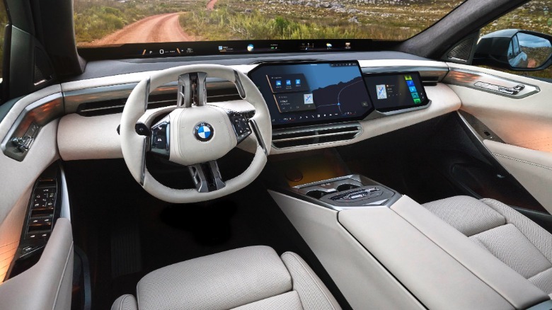 Interior of a 2027 BMW iX5