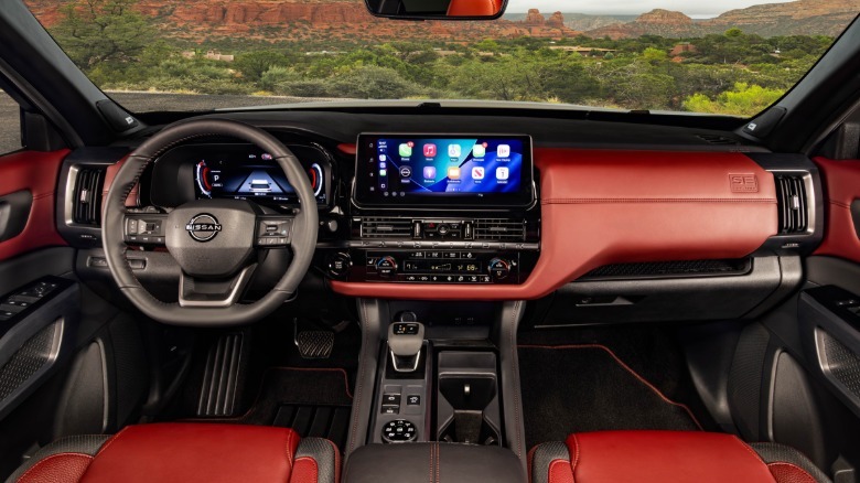 Interior shot of a 2027 Nissan Pathfinder Special Edition
