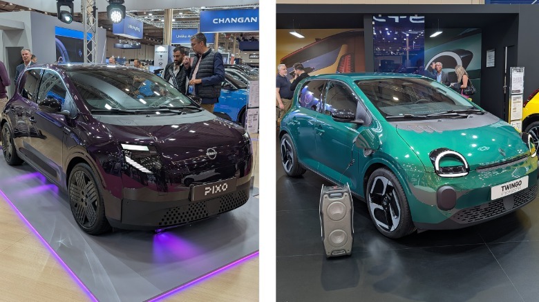 Nissan Pixo and Renault Twingo E-Tech