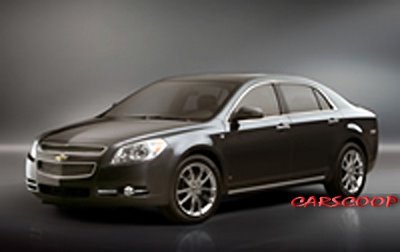  2008 Chevrolet Malibu – Official pic out in the open by mistake!