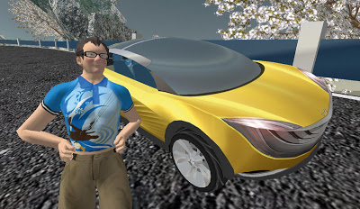  Mazda Hakaze Concept: Drive it at Second Life