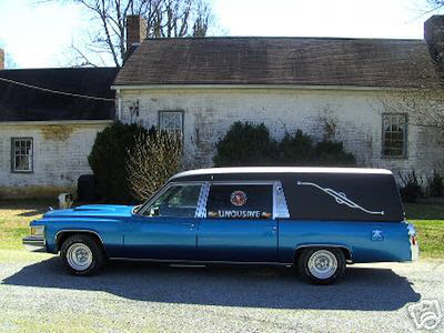  Black Humour: Cadillac Fleetwood Hearse… Limousine!