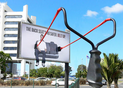  Nifty Billboard: Buckle up even if you’re in the back seat