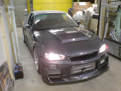 This Nissan Skyline GT-R R34 Replica Is Based On A BMW 3-Series Coupe