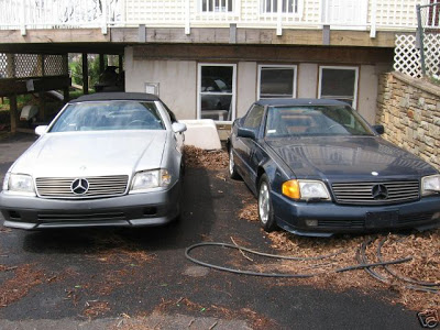  Mercedes SL500 Replica based on Chrysler LeBaron for sale on ebay -Which one’s real?