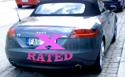  Audi TT Roadster “FAG-XXX” License Plate!