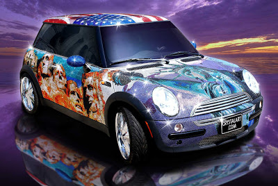  I’ll Be Pimped… A MINI Cooper Adorned With a Million Swarovski Crystals!