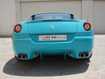  599 Arabian Nightmares: Turquoise Ferrari 599 GTB