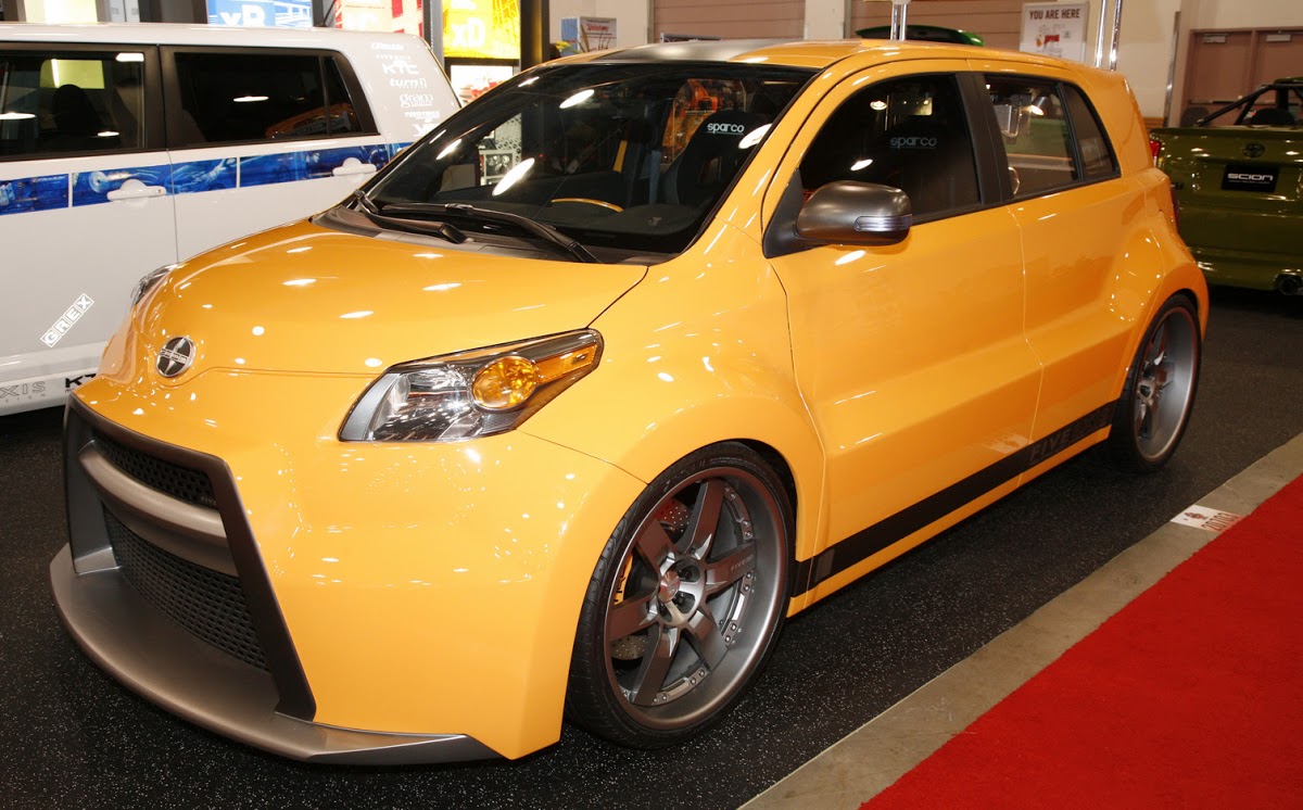 SEMA Scion xD Widebody by Five Axis Design Carscoops