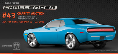  eBay: No.43 2008 Dodge Challenger up for Auction