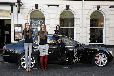  Maserati Plays Taxi Cab to Models at London Fashion Week