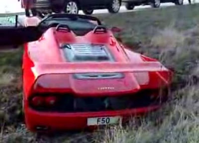  Video: Ferrari F50 Accident In Malmo, Sweden