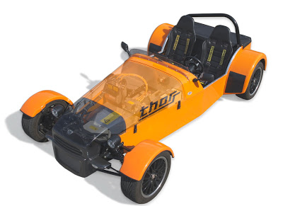  ThoRR: Fully Electric Caterham Style Roadster with 272 Hp