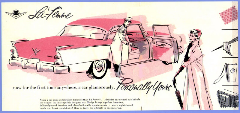  Too Much Estrogen: 1955 Dodge La Femme with Standard Purse