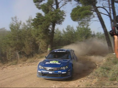  Video: Subaru Impreza WRC2008 at the Acropolis Rally Shakedown