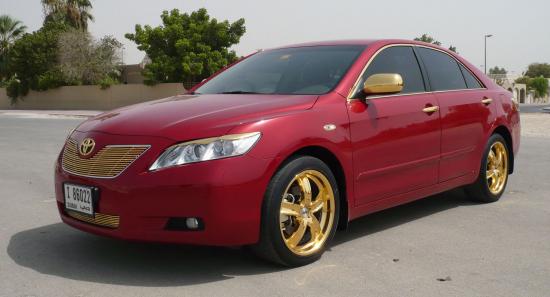 Only In Dubai 24k Gold Plated Toyota Camry Carscoops