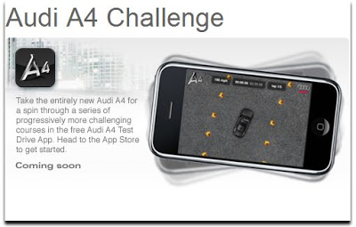  Audi Launches ‘A4 Challenge’ iPhone Game