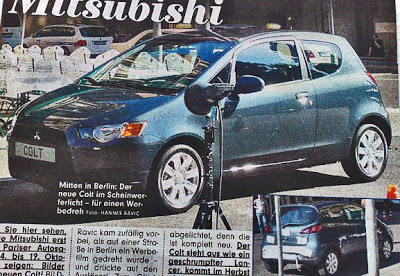  2009 Mitsubishi Colt Facelift Gets Lancer Nose Job – Premieres in Paris