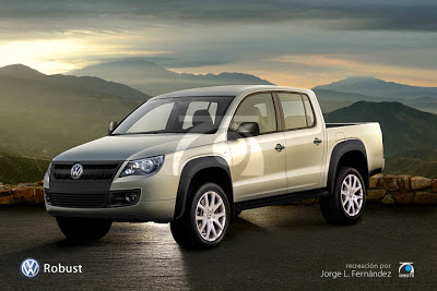  2010 Volkswagen Robust Pick-Up Renderings