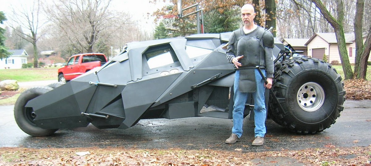 Amazing: Home-Made Batmobile Tumbler Replica! | Carscoops