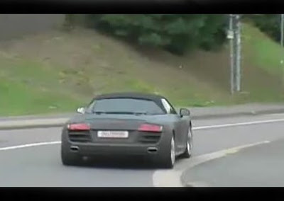  Video: 2010 Audi R8 Spider on the ‘Ring