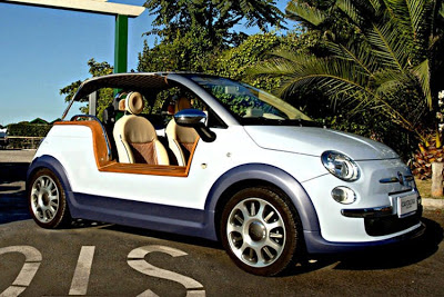  Fiat 500 Tender Two: Castagna Revives 500 Jolly with Electric-Powered Beach Car